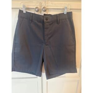 Red Kap Men's Dark Grey Classic Plain Front Shorts Size 32